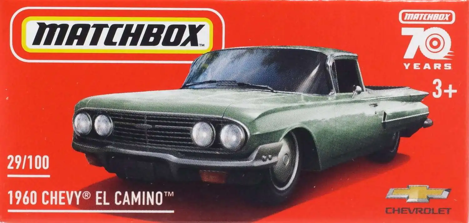 Matchbox 70th Anniversary Drive Your Adventure 1960 Chevy El Camino Diecast Car