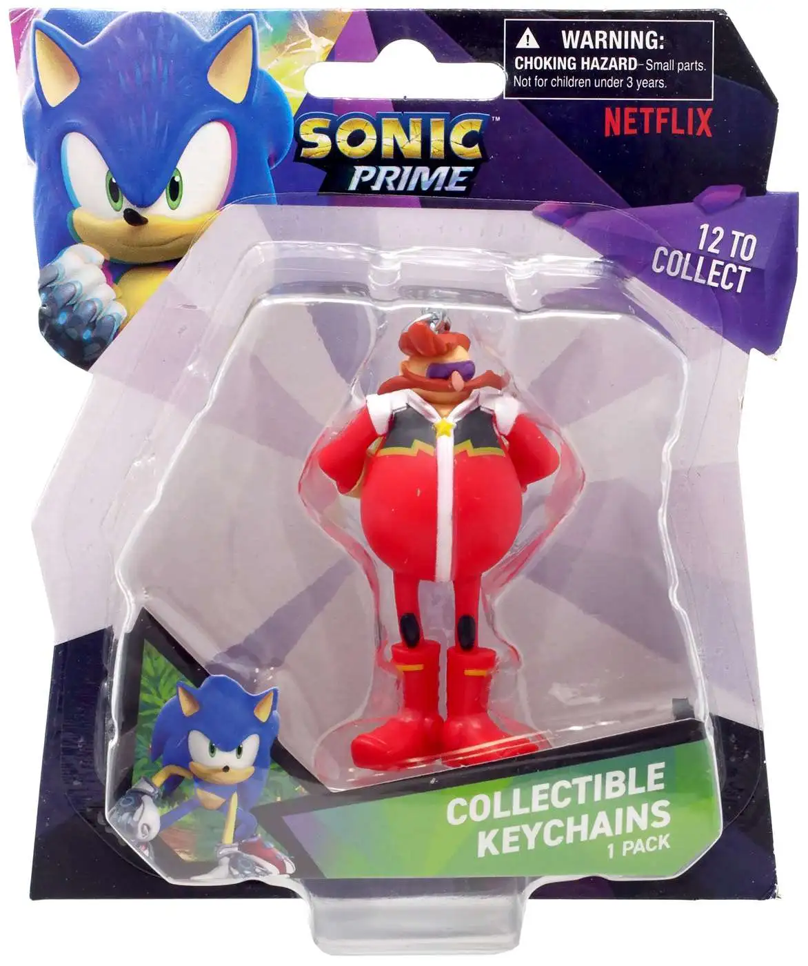 Sonic The Hedgehog Prime Dr. Eggman 2.5 Keychain PMI - ToyWiz