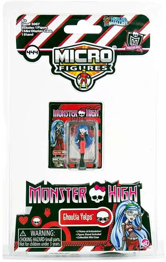 World's Smallest Monster High Micro Figures Ghoulia Yelps 1.25-Inch Micro Figure