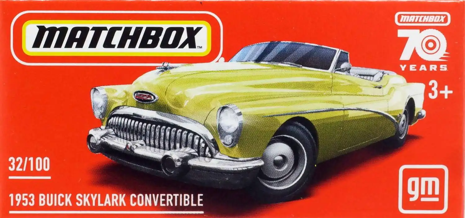 Matchbox 70th Anniversary Drive Your Adventure 1953 Buick Skylark  Convertible Diecast Car