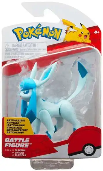 Pokemon Battle Feature Glaceon Action Figure