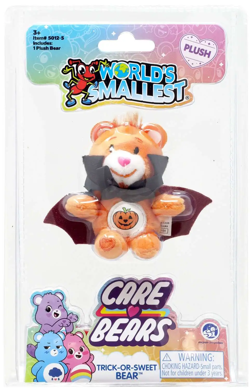 World's Smallest Care Bears Series 5 Trick-or-Treat Bear Plush