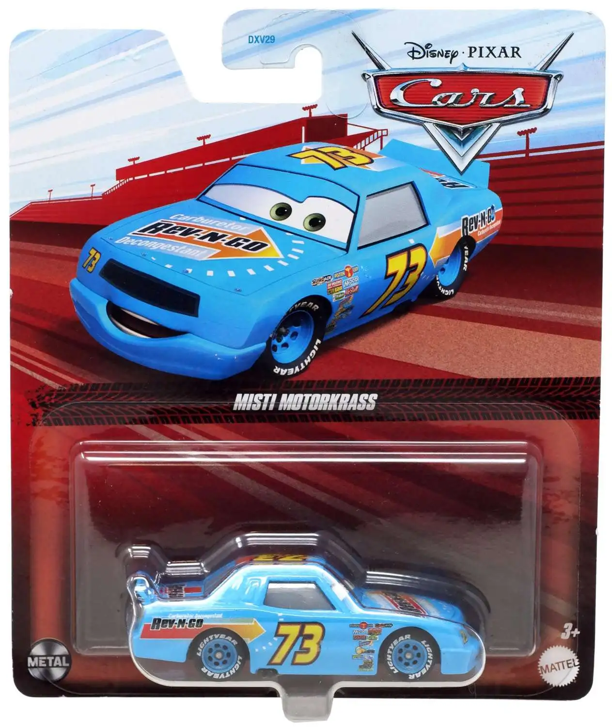 Disney Pixar Cars Cars 3 Metal Misti Motorkrass 155 Diecast Car Mattel ...