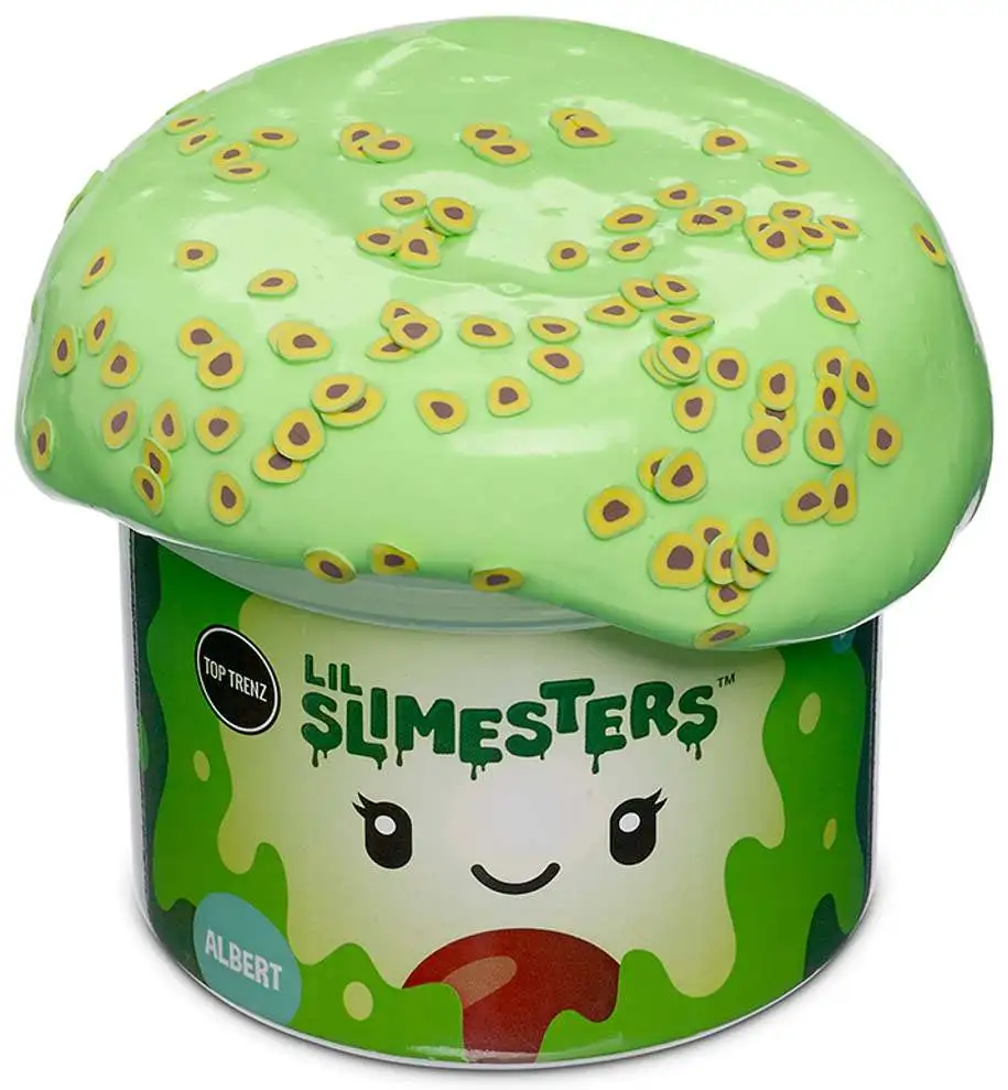 Lil Slimesters Buttery Texture Albert Avocado Slime [with Clay Avocado Mix-Ins]