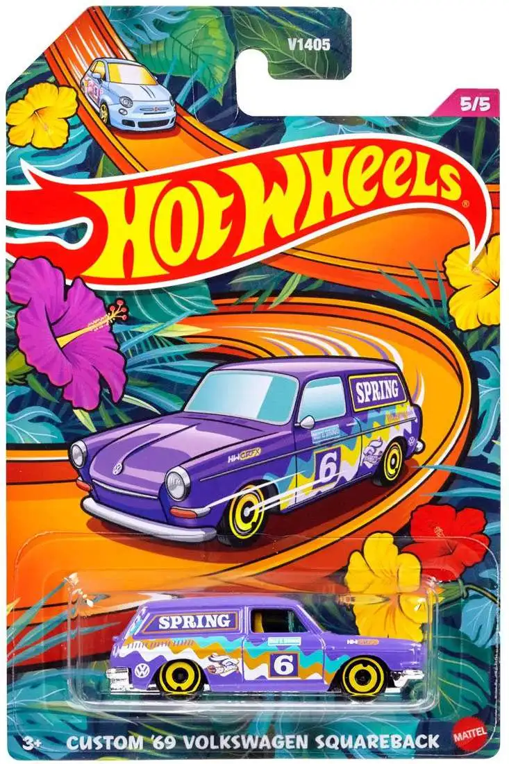 Hot Wheels 2024 Spring / Easter Custom '69 Volkswagen Squareback Diecast Car