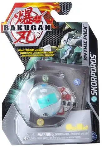 Bakugan Mythic Pack Skorporos Single Figure & Trading Card