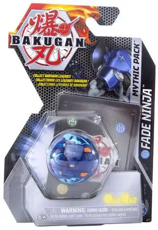 Bakugan Mythic Pack Fade Ninja Single Figure & Trading Card