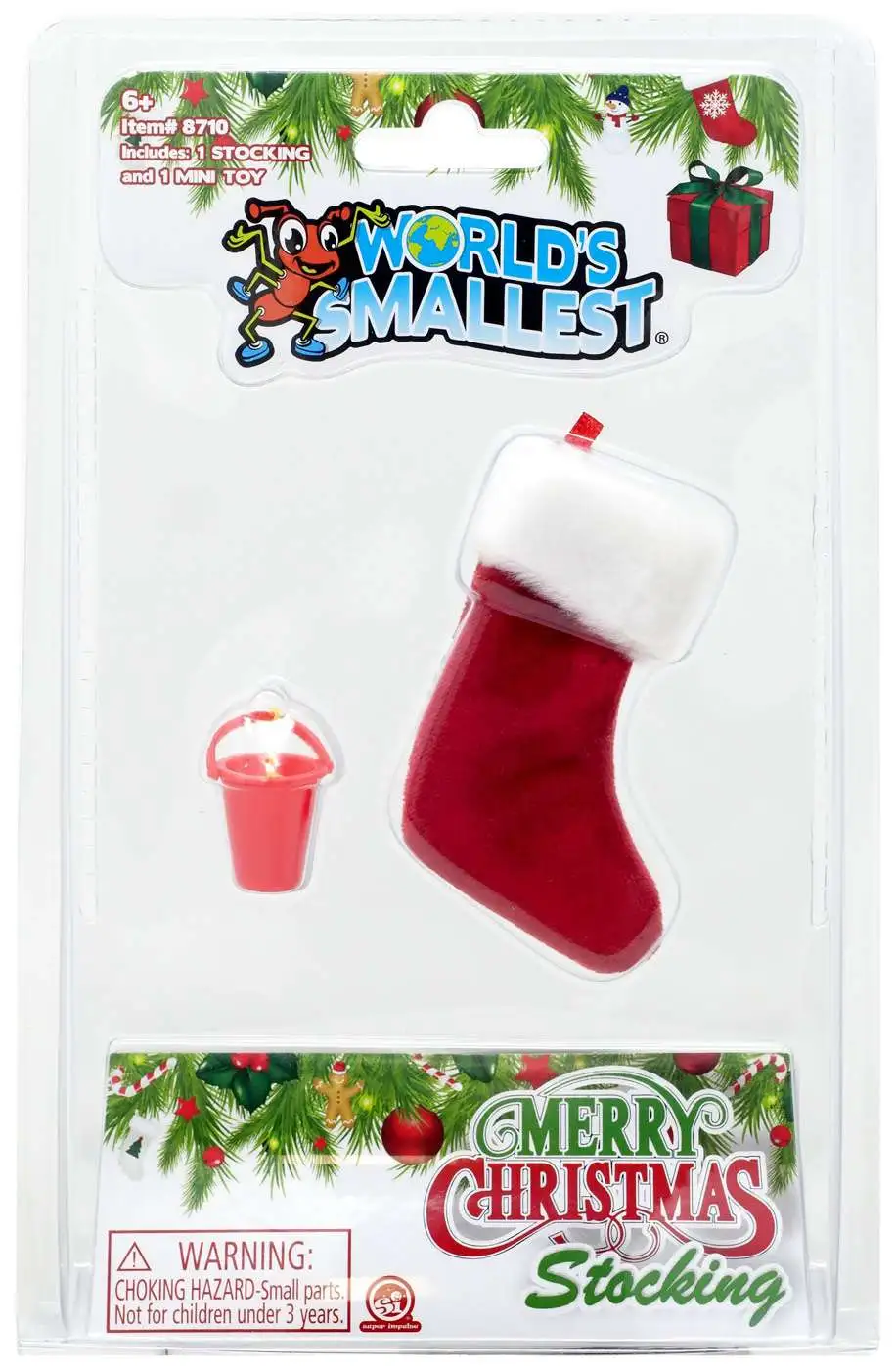 World's Smallest Merry Christmas Stocking [Bucket & Shovel]