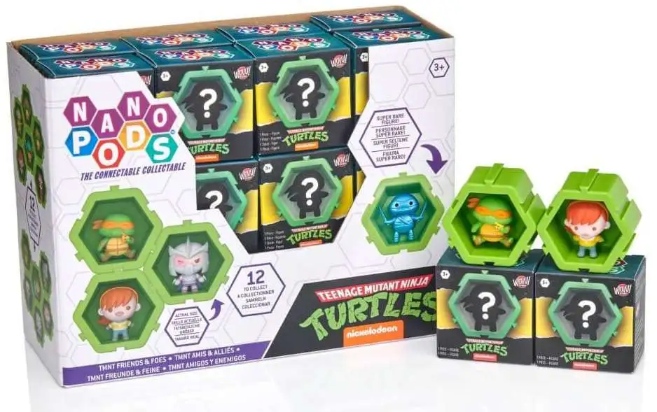 Teenage Mutant Ninja Turtles Nano Pods Mystery Box [24 Packs]