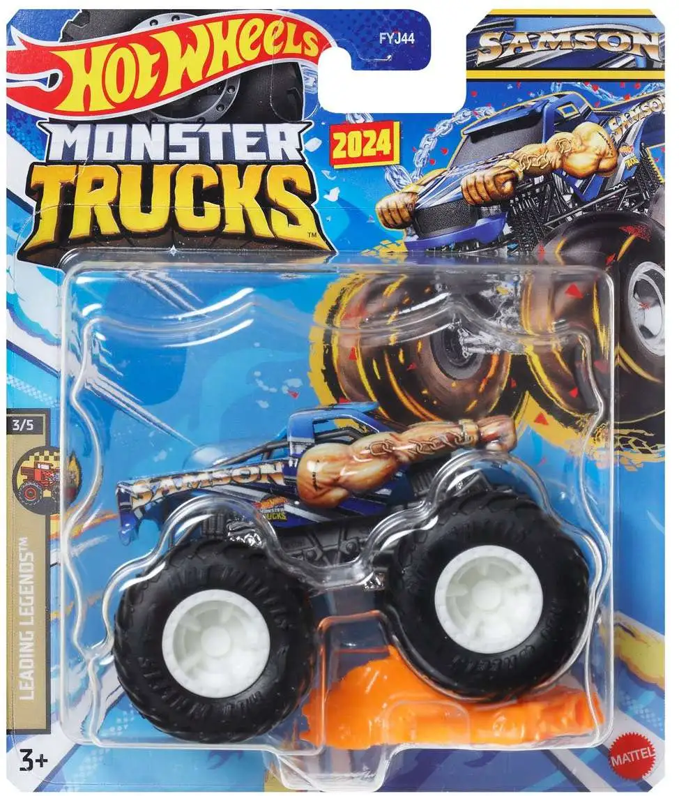 Hot Wheels Monster Trucks Leading Legends Samson Diecast Car