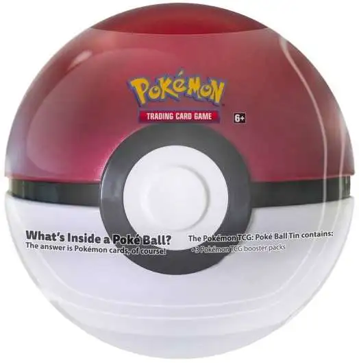 Pokemon 2023 Pokeball Pokeball Tin Set [3 Booster Packs & 2 Sticker Sheets]