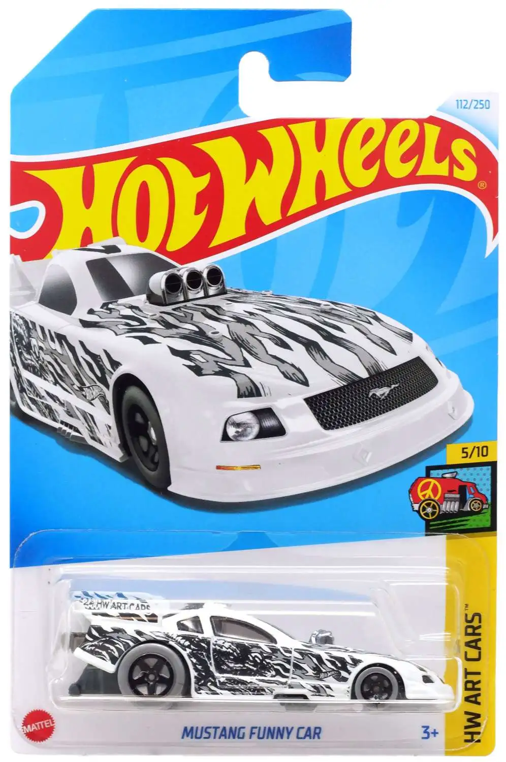 Hot Wheels HW Art Cars Mustang Funny Car Diecast Car