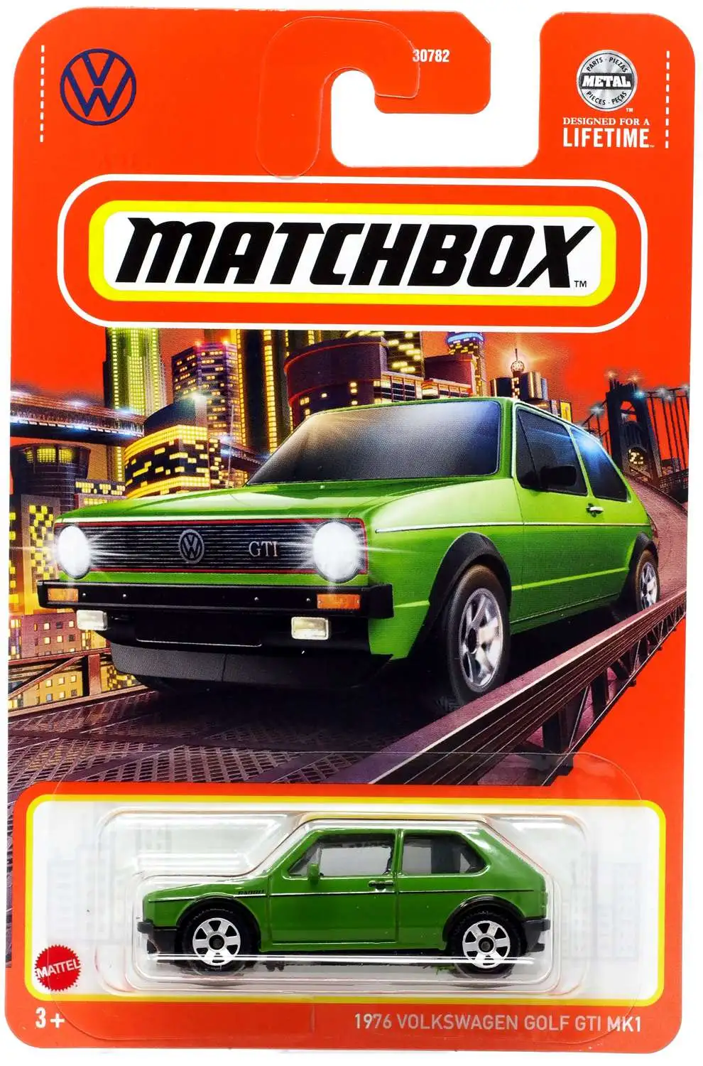 Matchbox 1976 Volkswagen Golf GTI Mk1 Diecast Car [Card]