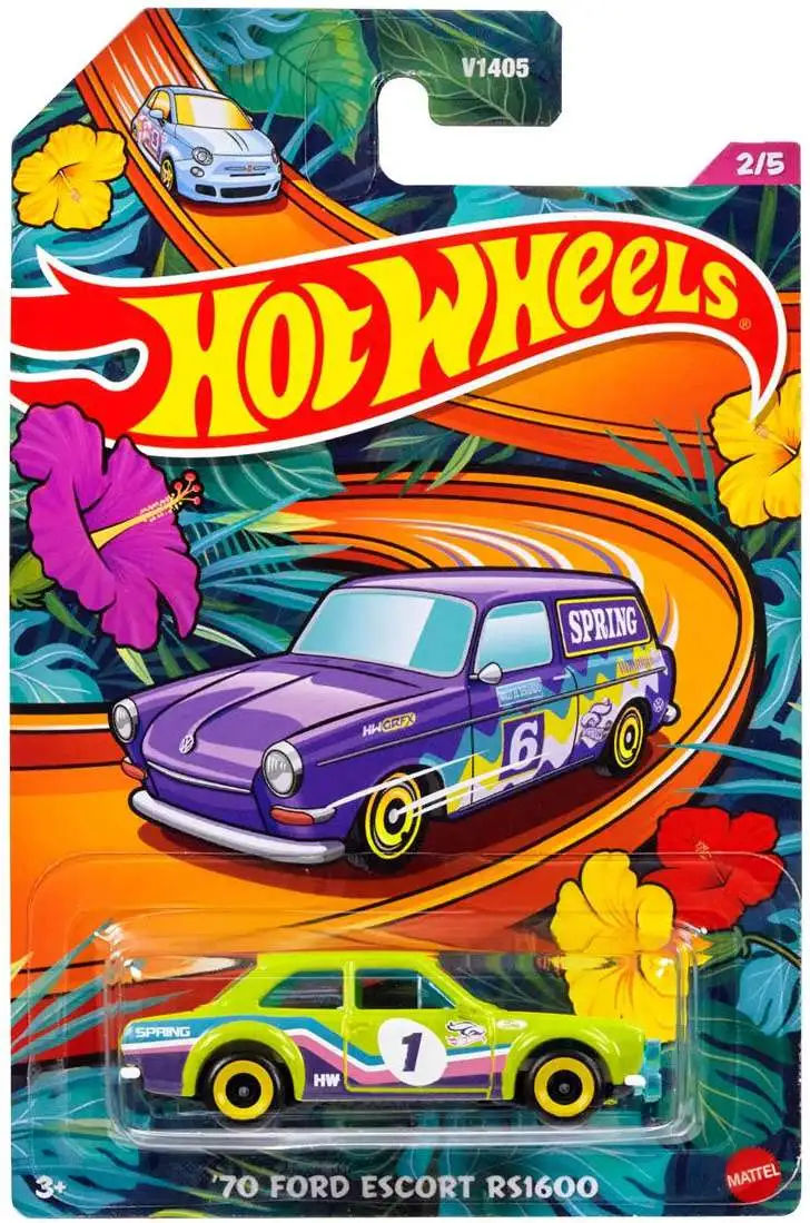 Hot Wheels 2024 Spring / Easter '70 Ford Escort RS1600 Diecast Car #2/5