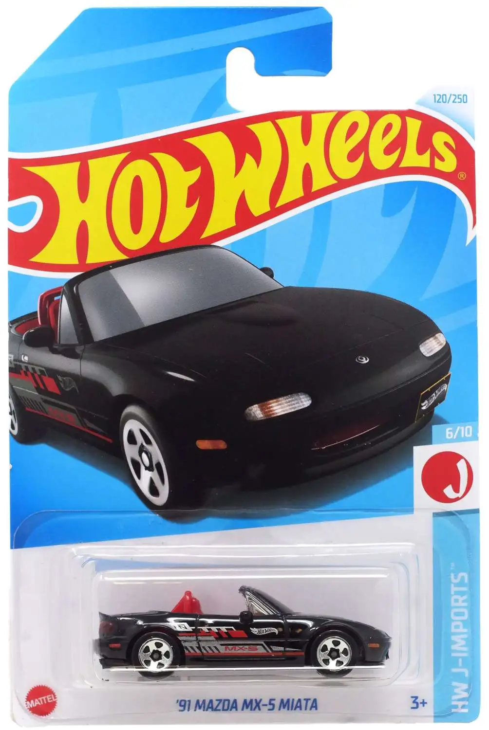 Hot Wheels HW J-Imports 91 Mazda MX-5 Miata 164 Diecast Car Mattel Toys ...