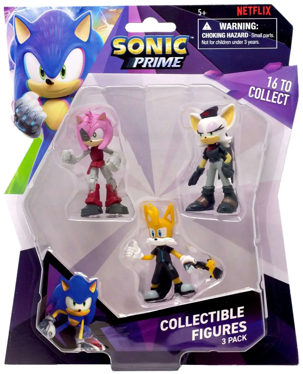 Sonic The Hedgehog Prime Series 1 Metal Amy, Rouge Tails 2 Mini Figure ...