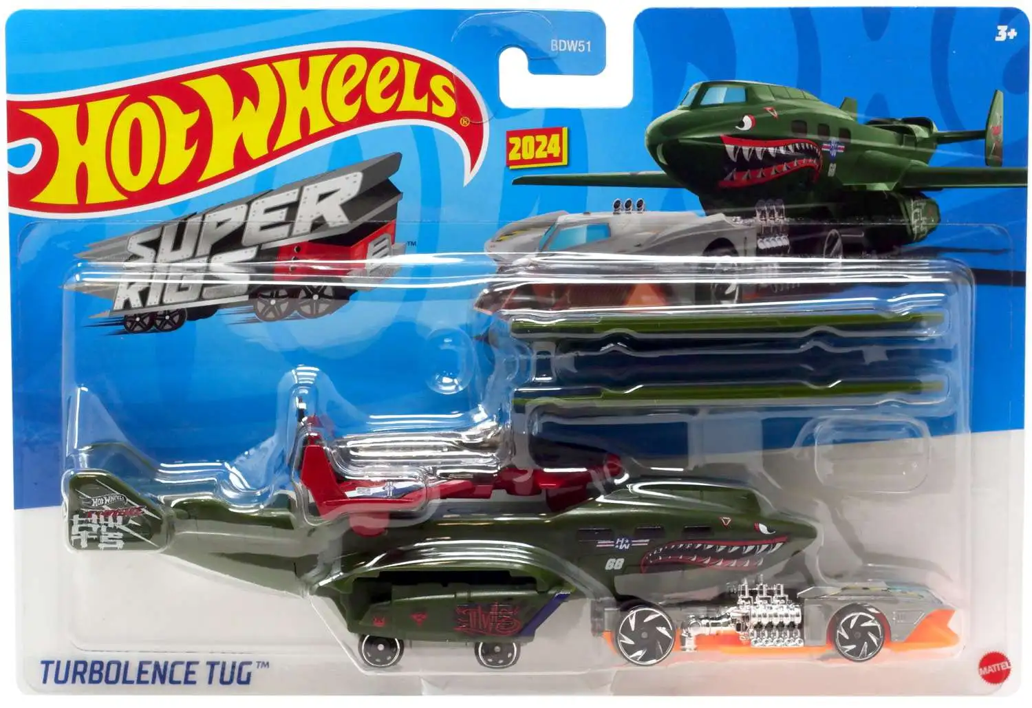 Hot Wheels Super Rigs Turbolence Tug Diecast Car [Green]