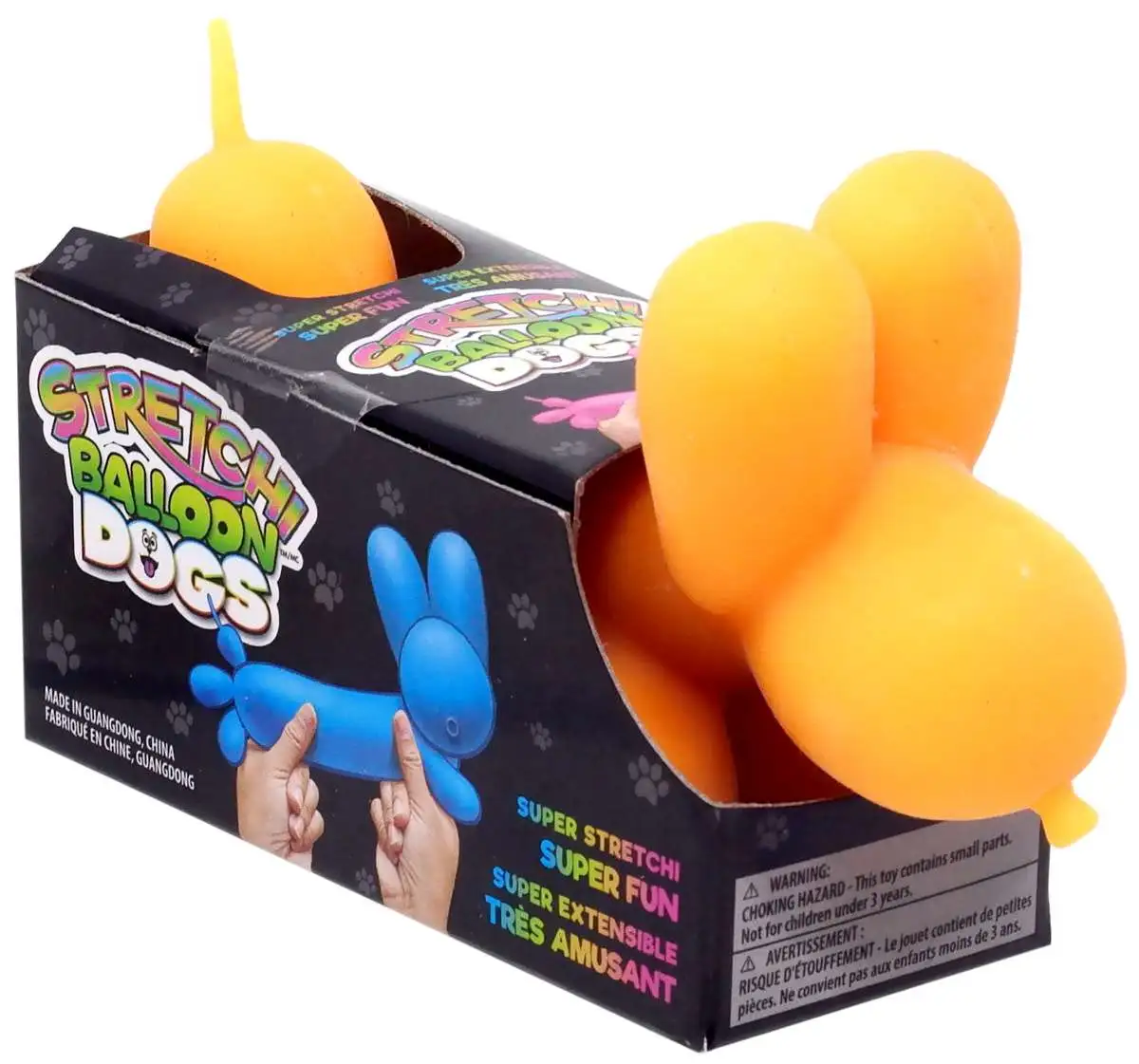 Balloon Dogs Stretchi ORANGE Squeeze Toy