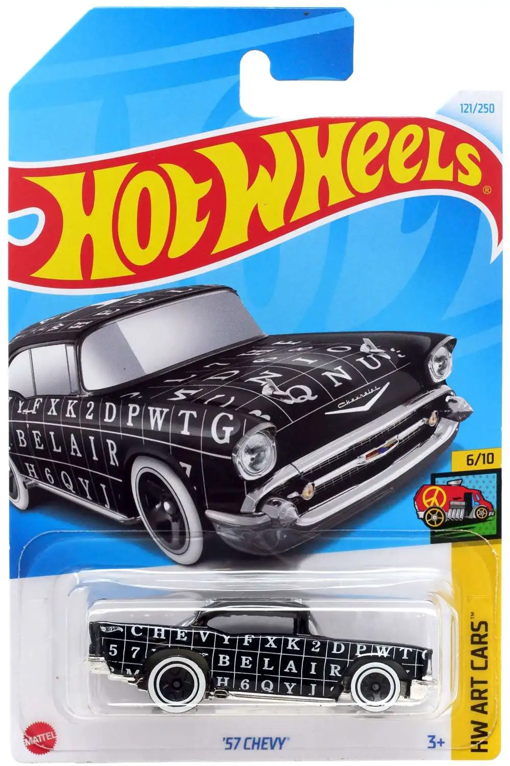 DieCast Hot Wheels '57 Chevy, Chevy Bel Air 3/5 [Red] 44/250 Hot Wheels Larrys garage 57 Chevy Bel Air 272H \u2013 carolinasdiecast