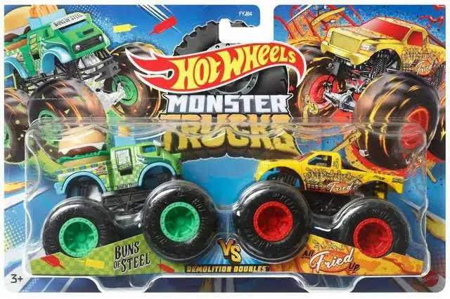 Hot Wheels Monster Trucks Mega-Wrex 164 Diecast Car 2-Pack Mattel Toys -  ToyWiz