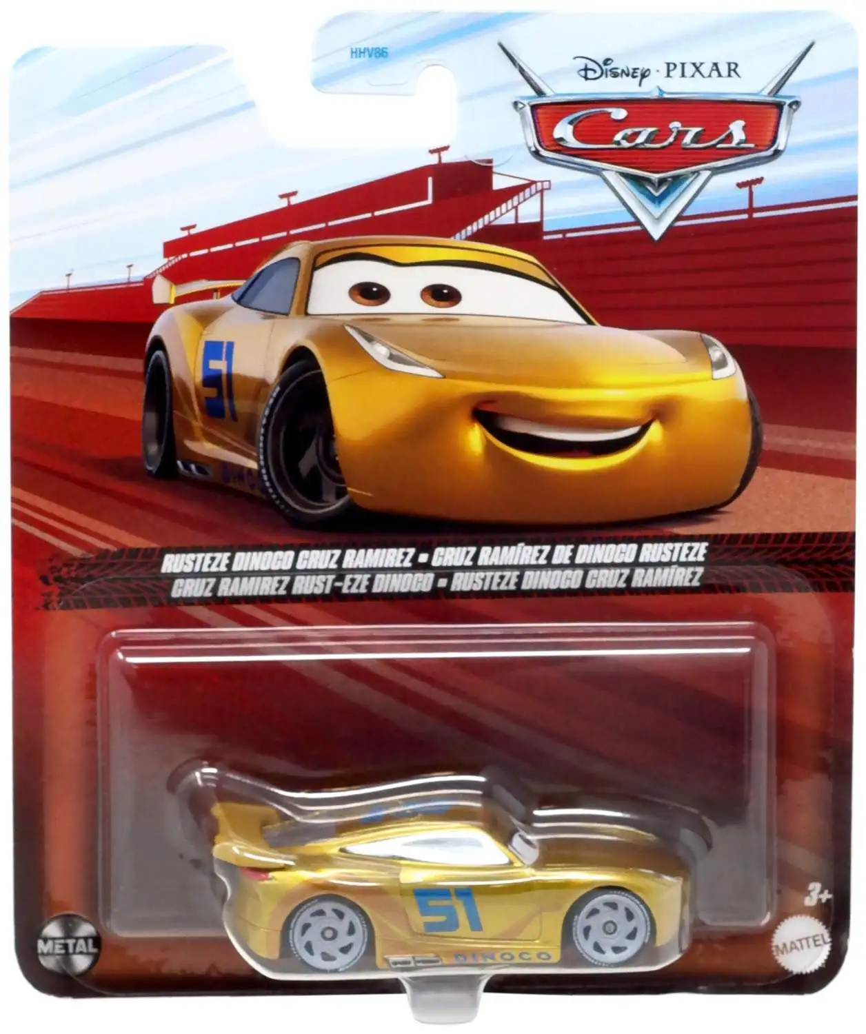 Disney Pixar Cars Cars 3 Rusteze Dinoco Cruz Ramirez 155 Diecast Car Mattel Toys ToyWiz