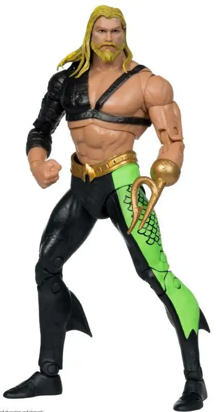 McFarlane Toys DC Multiverse Plastic Man Series Aquaman Action Figure [JLA, Platinum Edition, Chase Version]