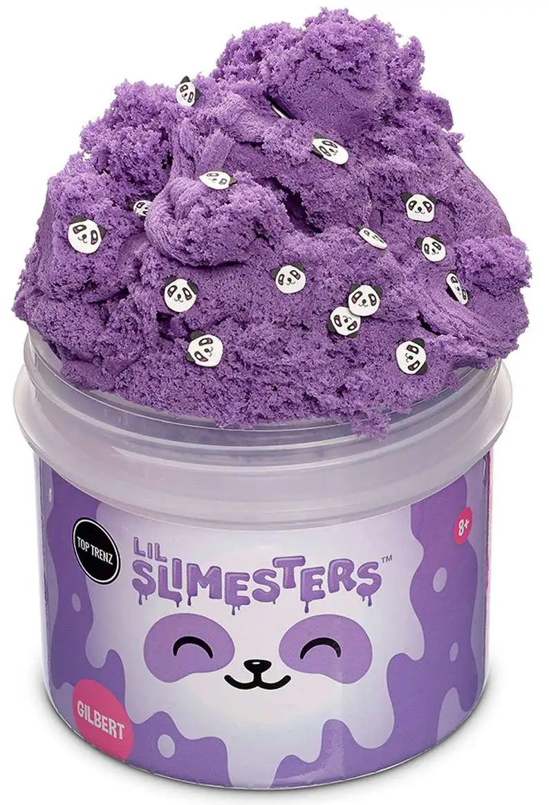 Lil Slimesters Jelly Sparkle Texture Gilbert Panda Slime [with Clay Panda Mix-Ins]