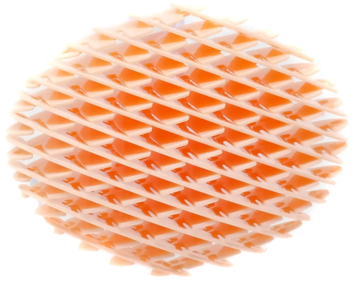 Mesh Worm Orange Fidget Toy