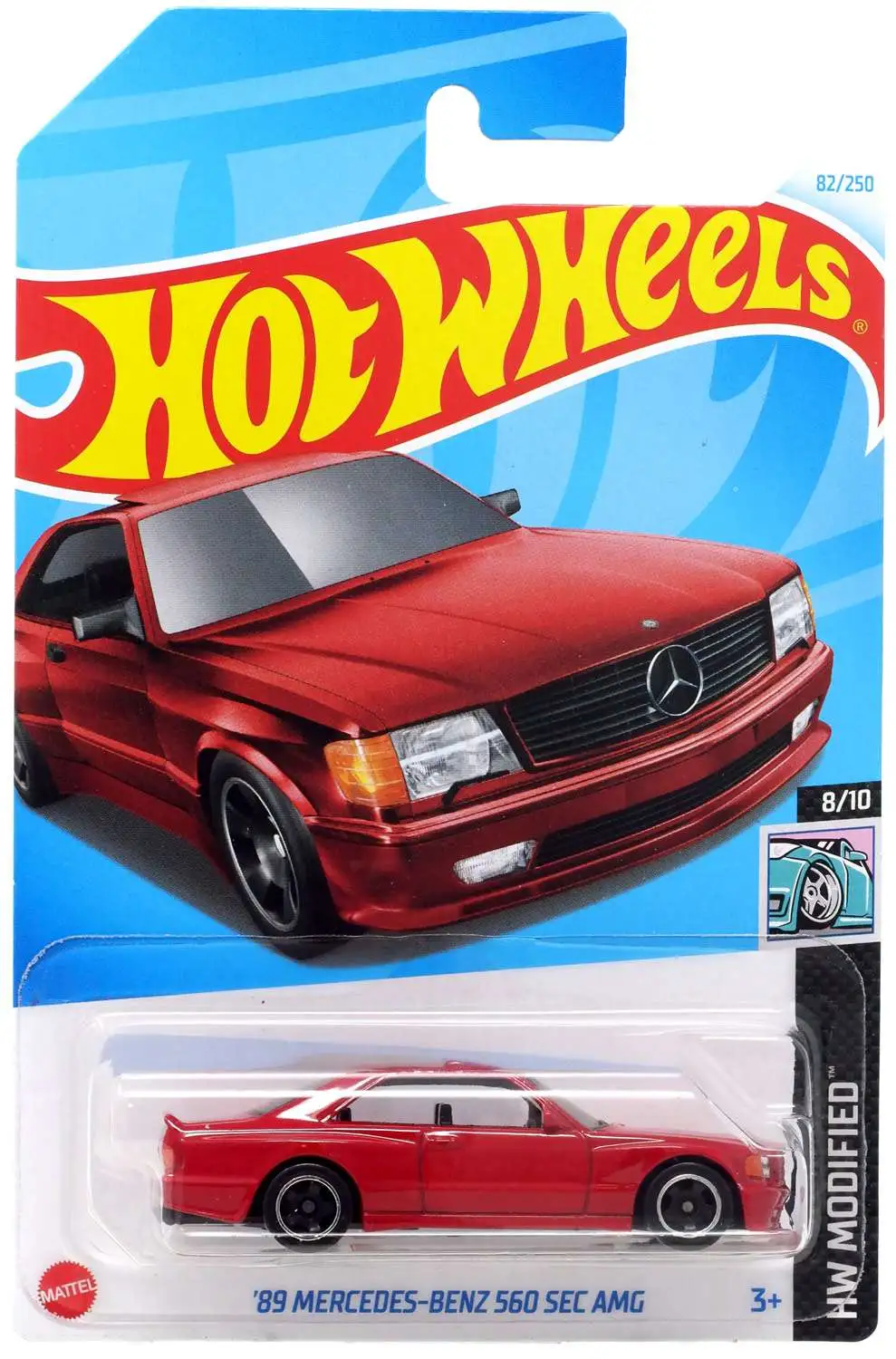 Hot Wheels HW Modified '89 Mercedes-Benz 560 SEC AMG Diecast Car