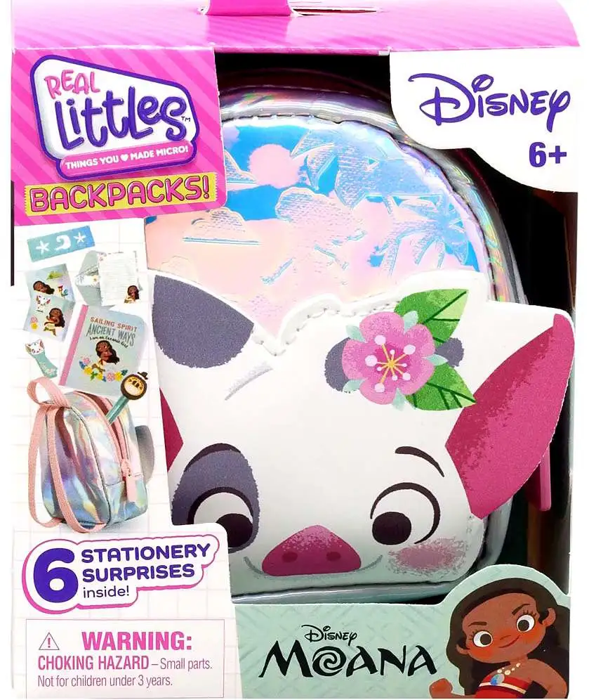 Shopkins Real Littles Disney Backpacks Series 6 Moana Pack Moose