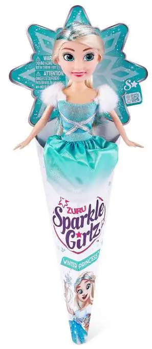Sparkle Girlz Winter Princess Teal 10.5-Inch Doll
