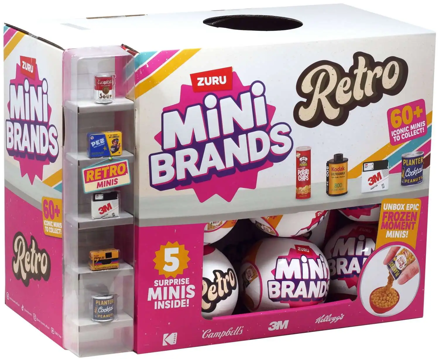 5 Surprise Mini Brands! Retro Mystery Box [25 Packs]
