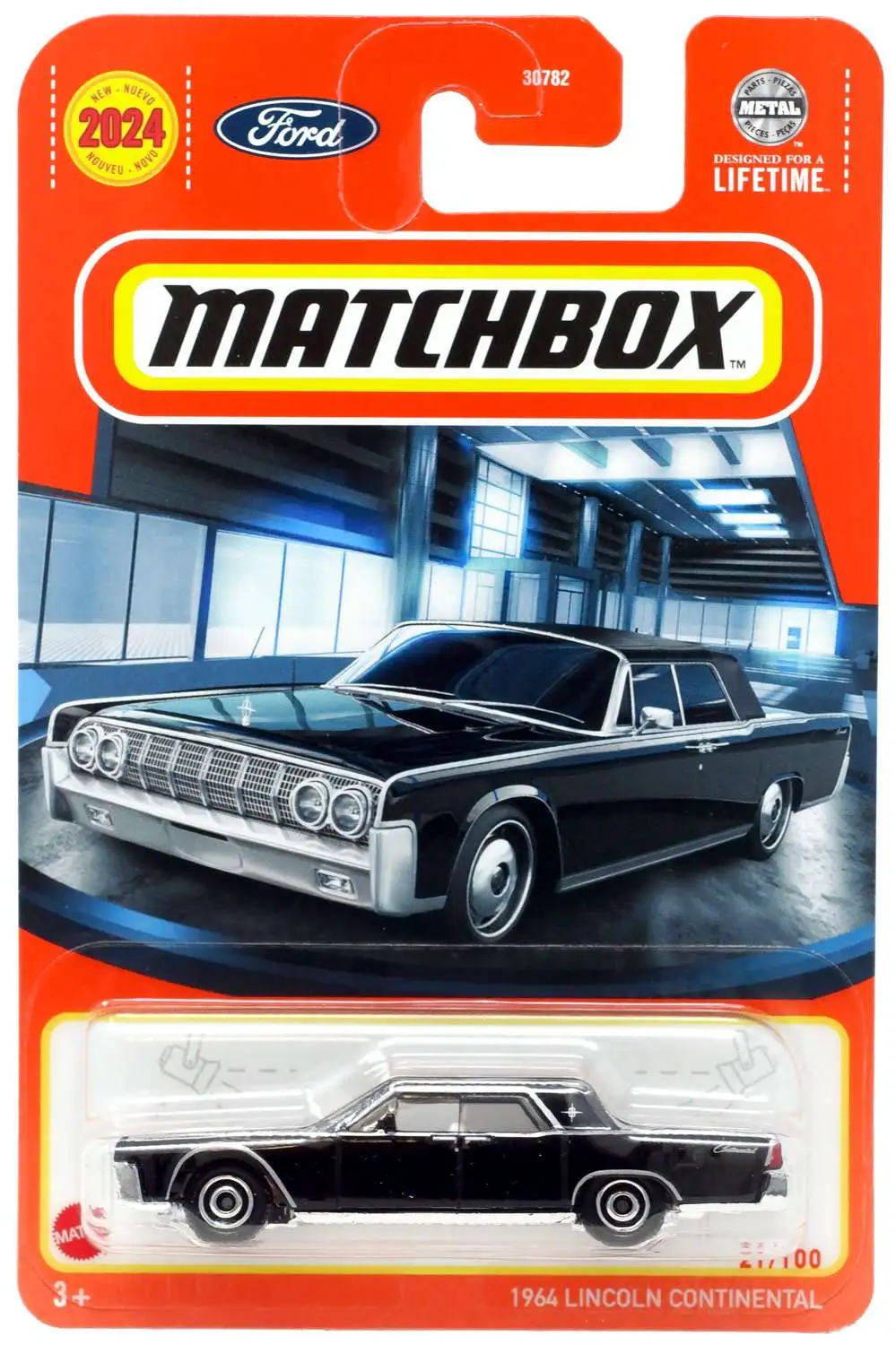 Matchbox 1964 Lincoln Continental Diecast Car Mattel - ToyWiz