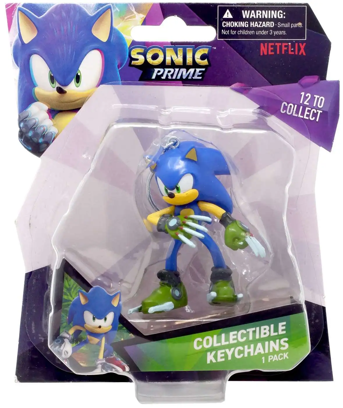 Sonic The Hedgehog Prime Sonic 2.5-Inch keychain [Claws]