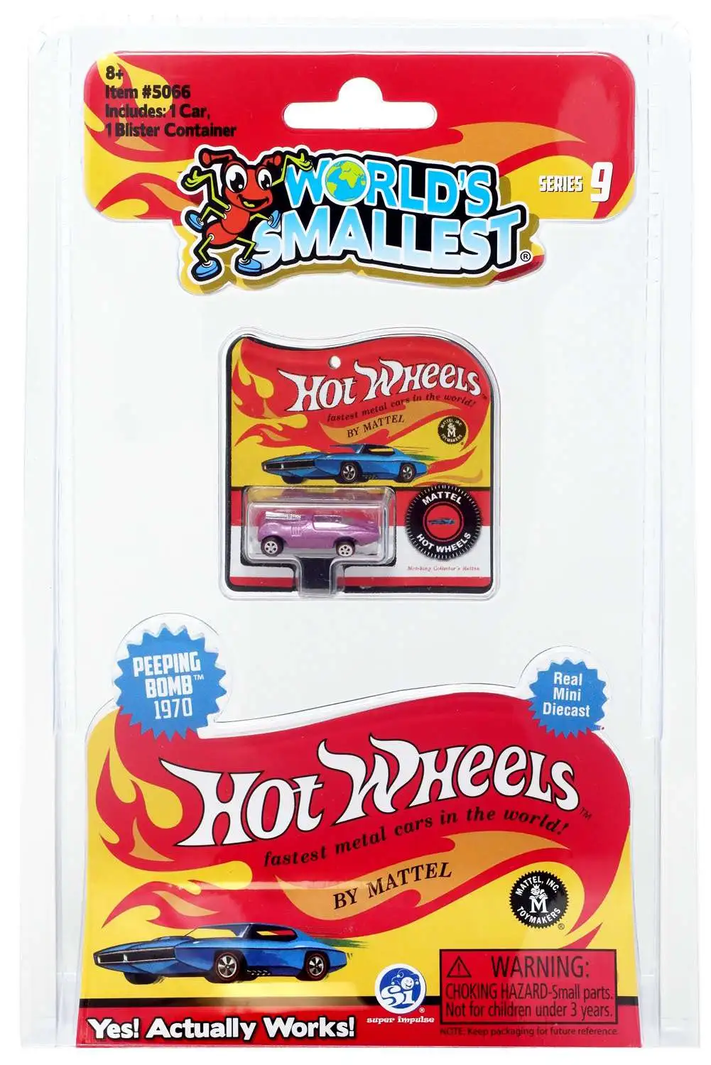 World's Smallest Hot Wheels Series 9 Peeping Bomb 1970 Diecast Car