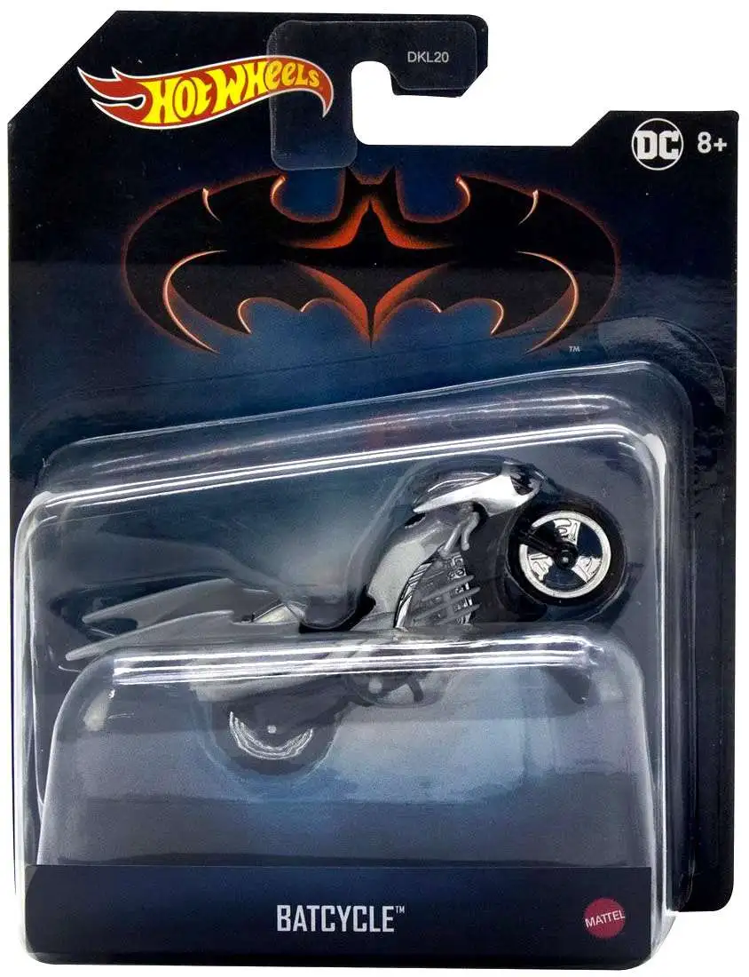 Hot Wheels Batman & Robin Batcycle Diecast Car