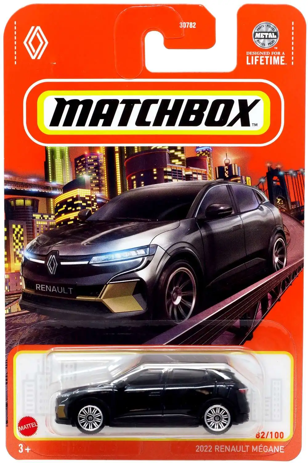 Matchbox 2022 Renault Megane Diecast Car [Black]