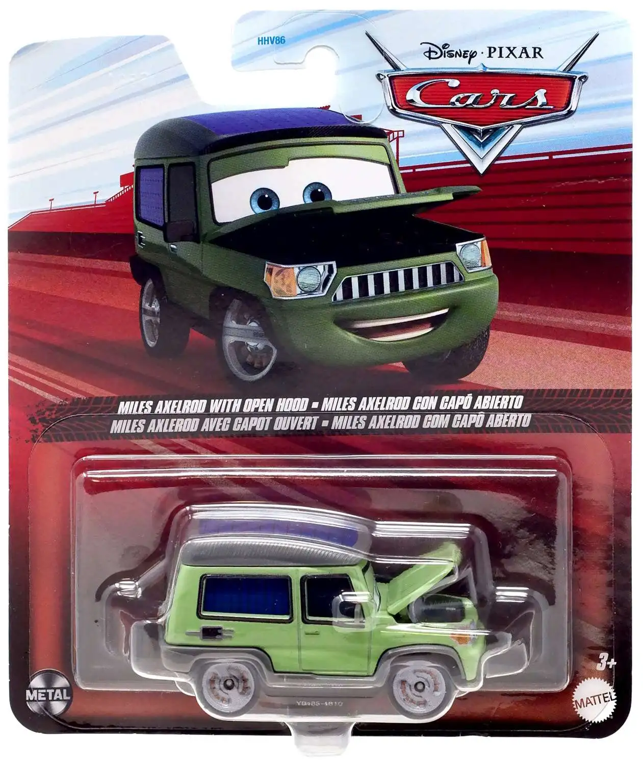 Disney Pixar Cars Metal Miles Axelrod 155 Diecast Car with open Hood ...