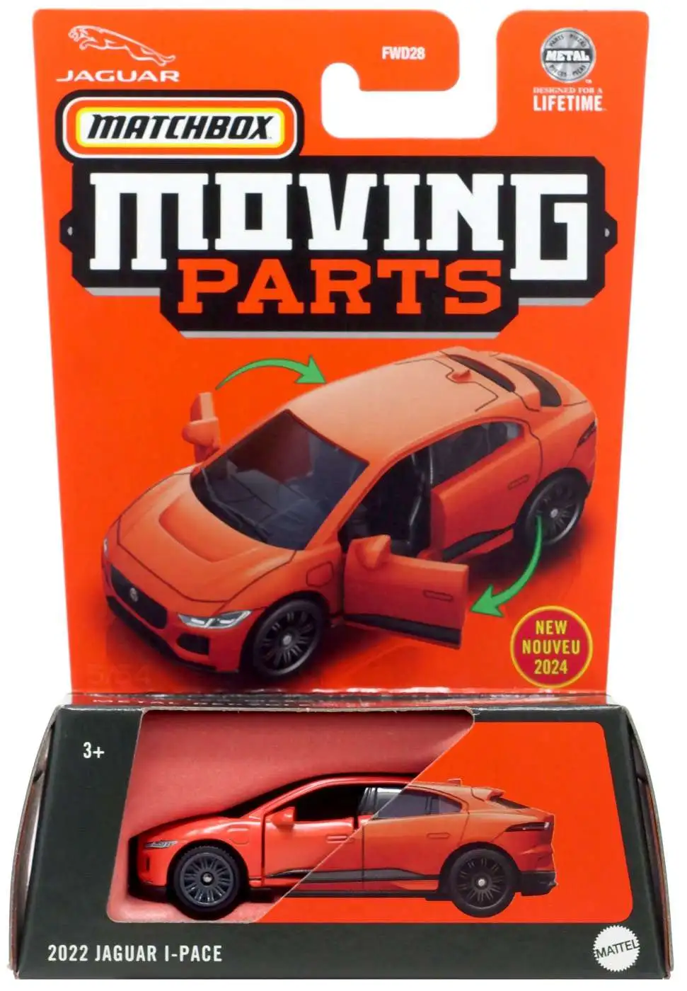 2023年　 マジックカーペット MAGIC MIRROR 9.4 Matchbox Moving Parts 2022 Jaguar I-Pace Diecast Vehicle