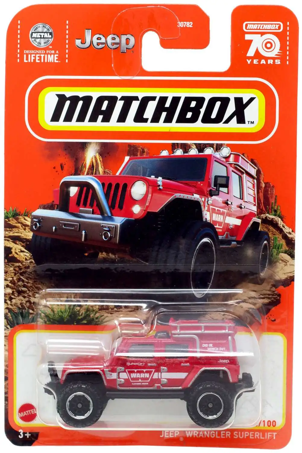 Matchbox Jeep Wrangler Superlift Diecast Car