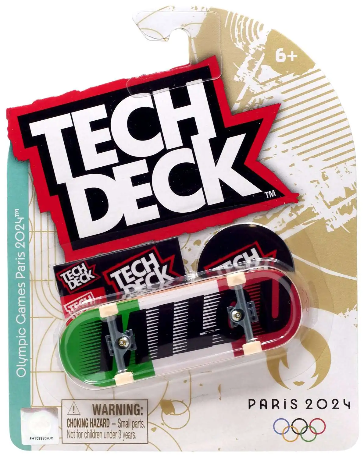 Tech Deck Olympic Games Paris 2024 Milou 96mm Mini Skateboard