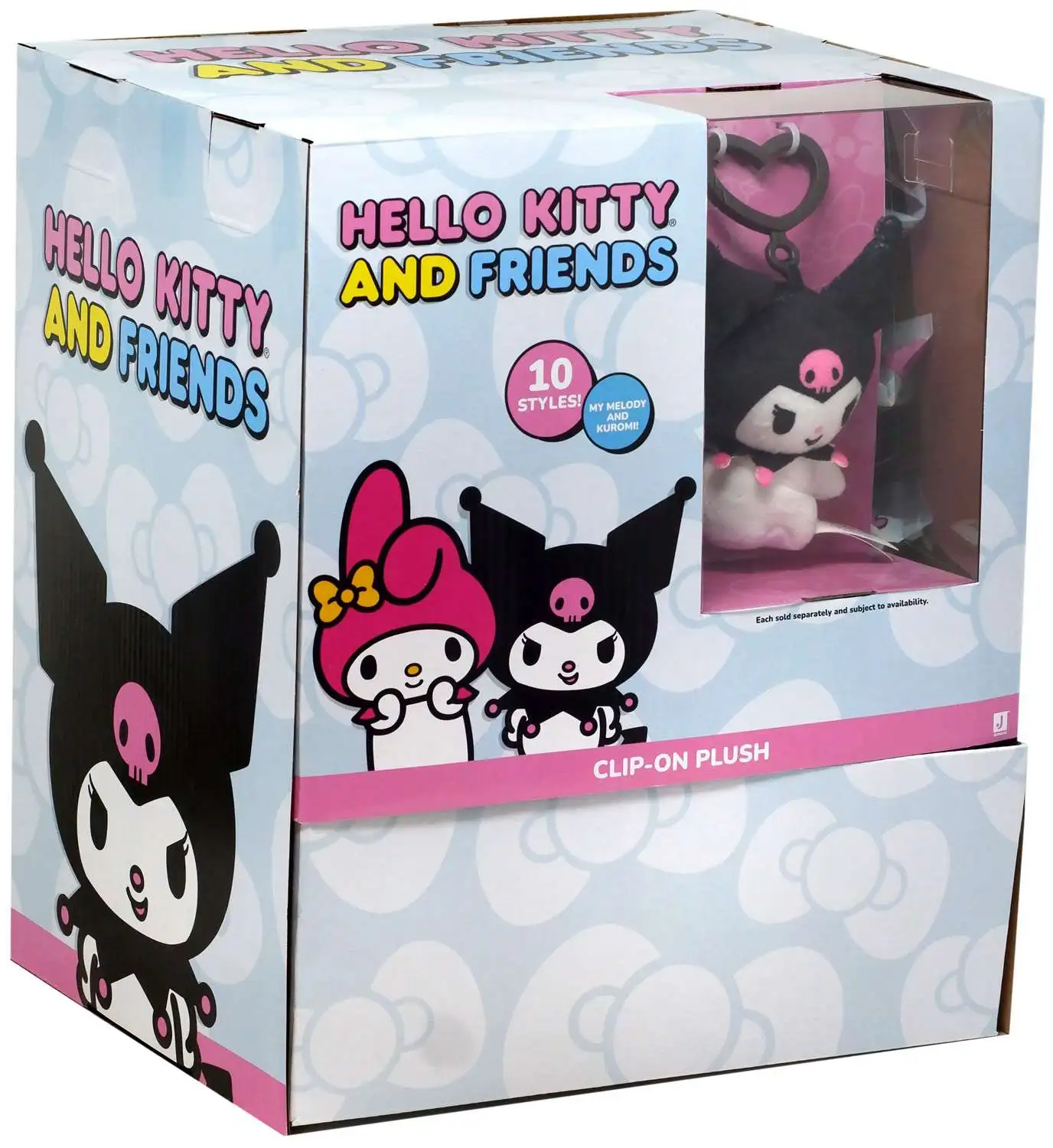 Sanrio Hello Kitty & Friends Clip-On Plush Mystery Box [24 Packs]