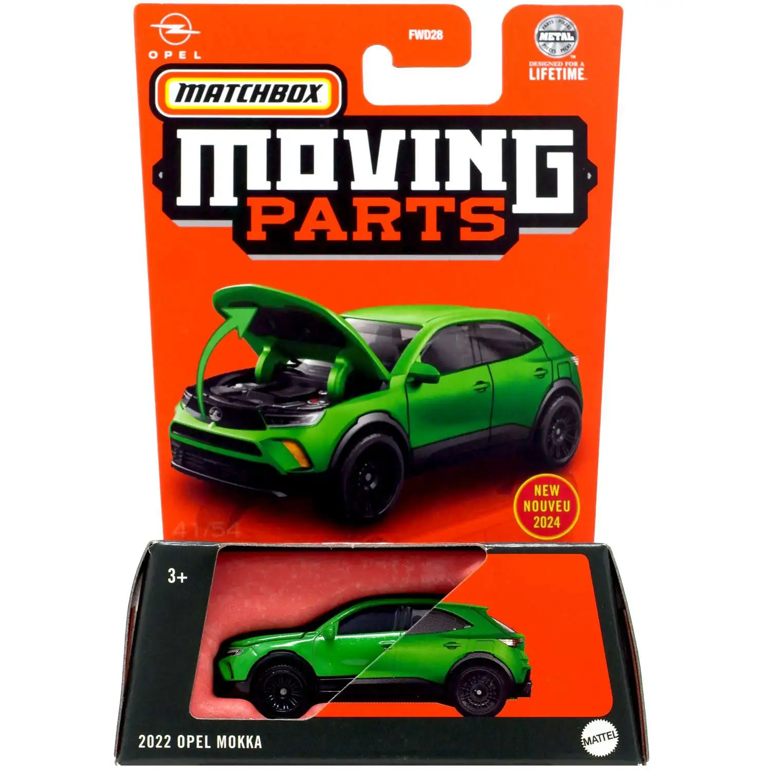 Matchbox Moving Parts 2022 Opel Mokka Diecast Vehicle