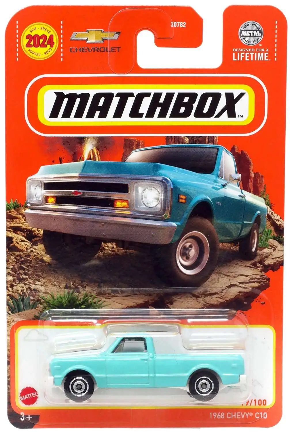 Matchbox 1968 Chevy C10 Diecast Car Mattel ToyWiz