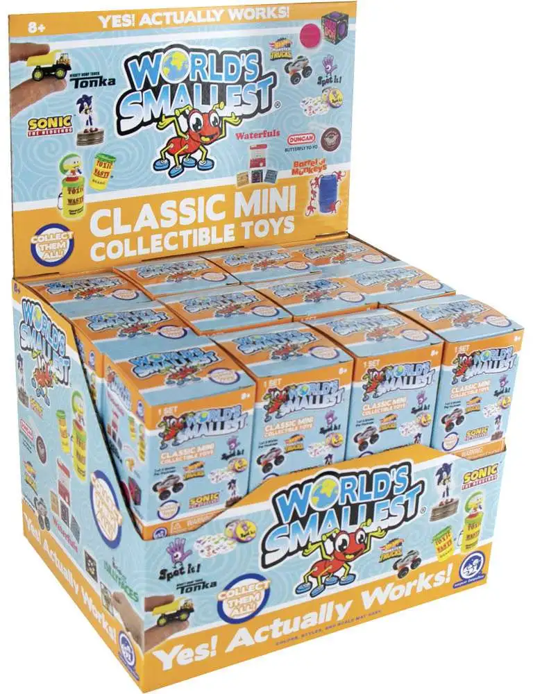 World's Smallest Classic Mini Toys Series 8 Mystery Box [24 Packs]