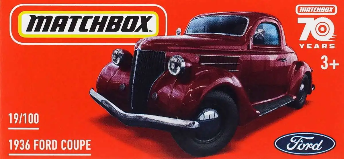 Matchbox 70th Anniversary 1936 Ford Coupe Diecast Car []