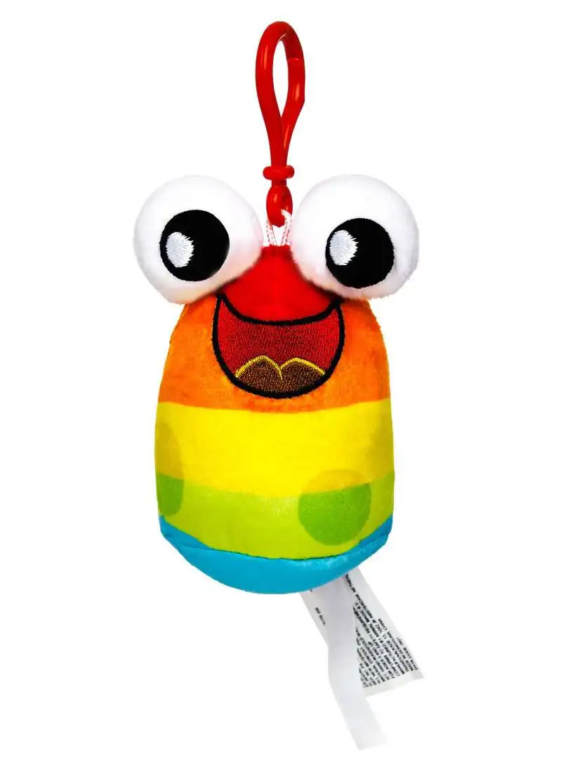 Neopets 21st Year Edition Rainbow Slorg Clip on Plush ToyWiz