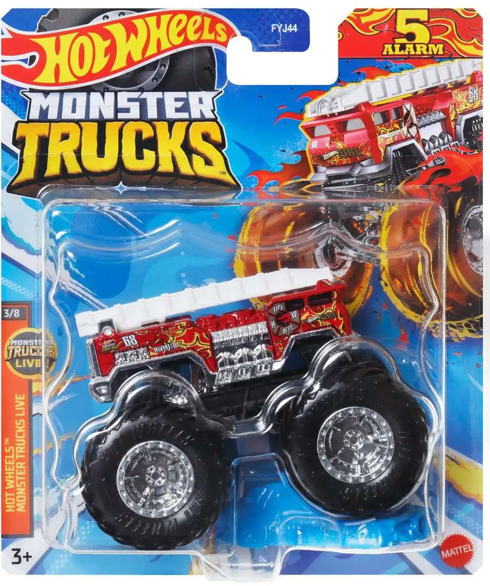Hot Wheels Monster Trucks Live 5 Alarm Diecast Car