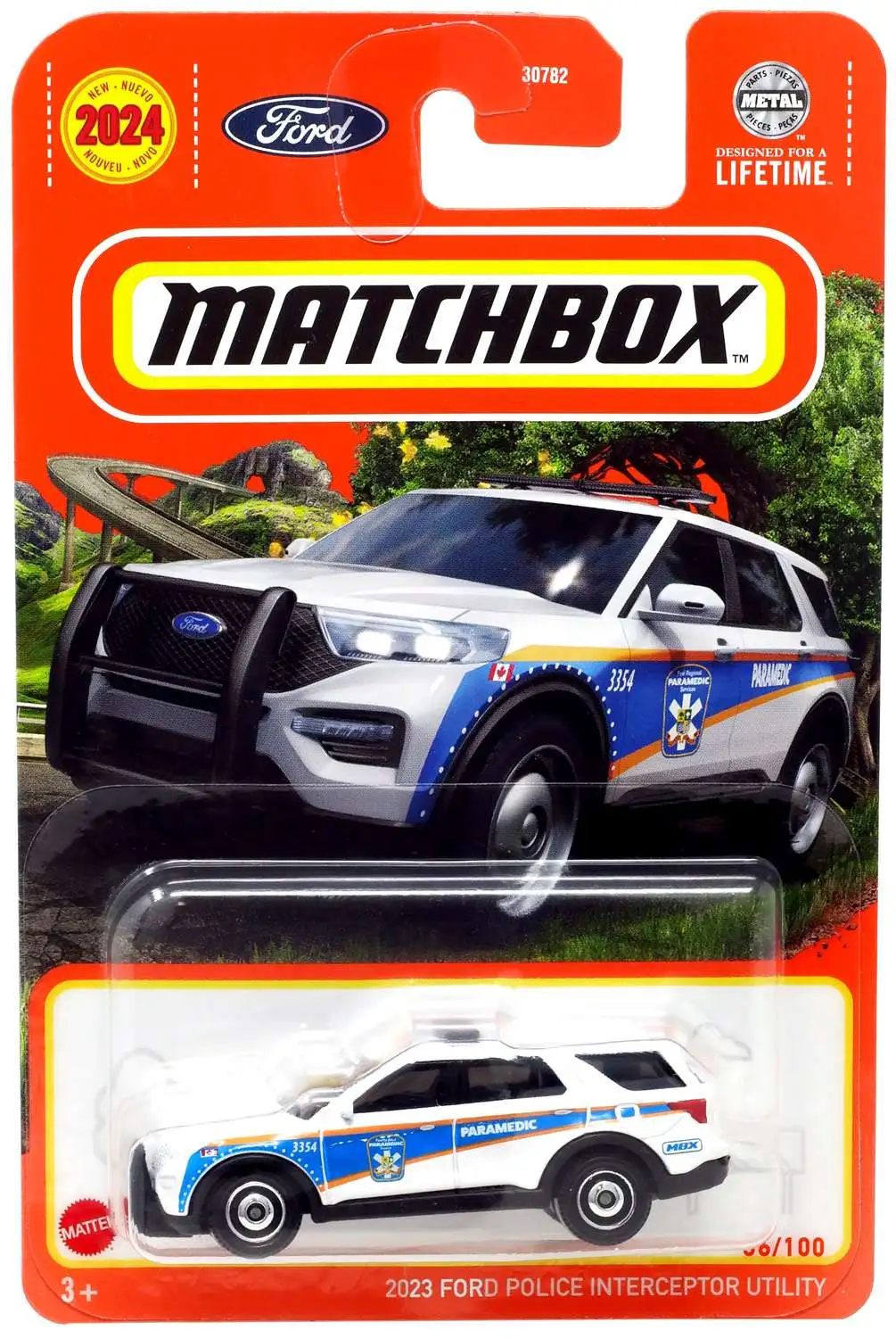 Matchbox 2023 Ford Police Interceptor Utility Diecast Car