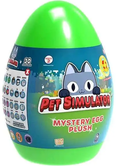 Pet Simulator X Series 2 Exclusive 6 Mystery Egg Plush 1 RANDOM 